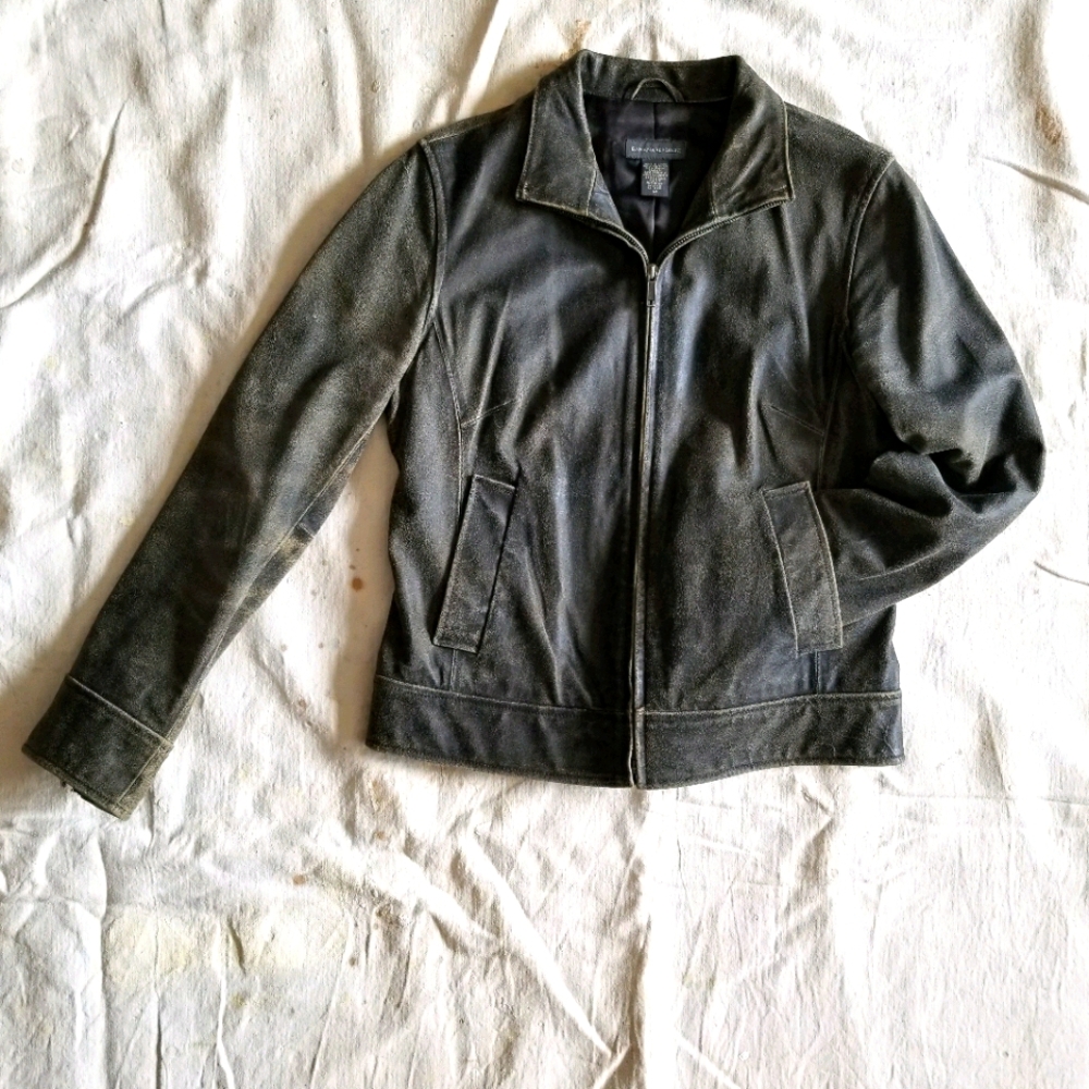 Banana Republic Black Leather Jacket